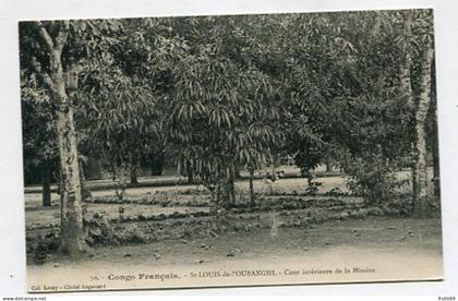 AK 157008 CONGO - Congo Francais - St. Louis-de-l'Ouranghe - Cour intérieure de la Mission