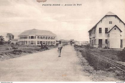 Congo Brazzaville - POINTE-NOIRE - L'avenue du port
