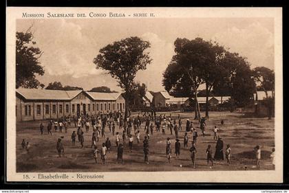CPA Elisabethville, Missioni Salesiane del Congo Belga, Ricreazione