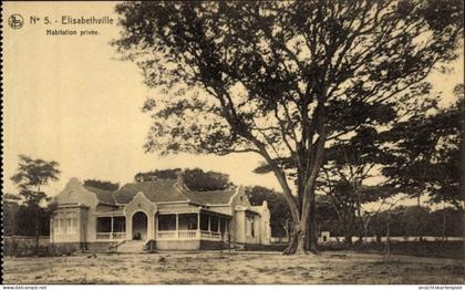 CPA Lubumbashi Elisabethville RD Kongo Zaire, Privatwohnungen