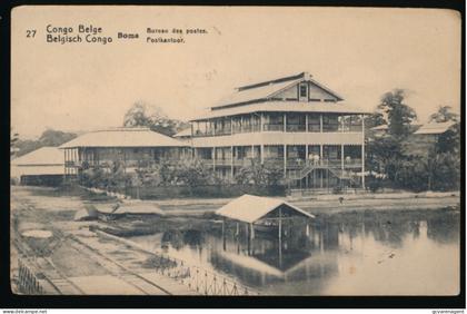 BELGISCH CONGO    BOMA      POSTKANTOOR