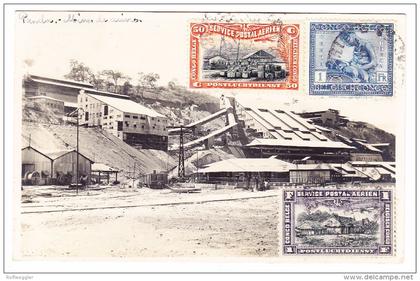 Belgisch Kongo - Panda Kupfer Mine - Per Luftpost nach Lausanne gesendet