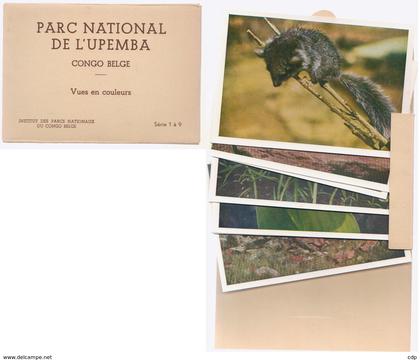 congo belge parc de l'upemba  carnet 9 cpa
