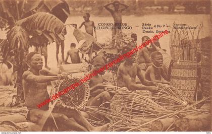 Vaniers - mandenmakers - Congo Belge Belgisch Kongo