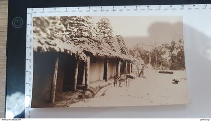 CONGO BELGA / BELGE. MAISONS PYRAMITALES. RPPC 1920 - 1930