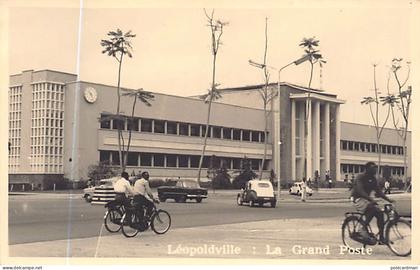 Congo Kinshasa - LÉOPOLDVILLE - La Grand Poste - CARTE PHOTO