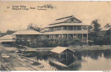BELGISCH CONGO     BOMA POSTKANTOOR