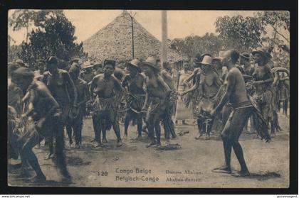 BELGISCH CONGO.   DANSES ABABUA