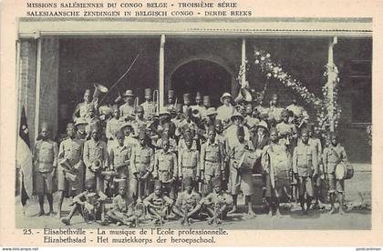 Congo Kinshasa - L'école professionnelle d'Élisabethville - La musique - Ed. Missions Salésiennes du Congo Belge