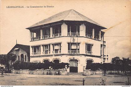 Congo Kinshasa - LÉOPOLDVILLE - Le commissariat de district - Ed. inconnu