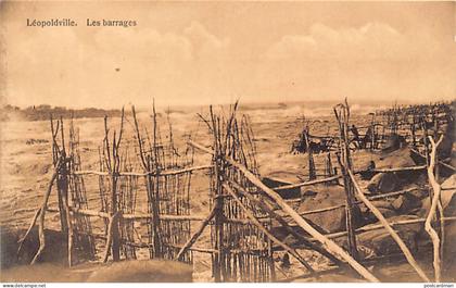 Congo Kinshasa - LÉOPOLDVILLE - Les barrages - Ed. L. Daneels