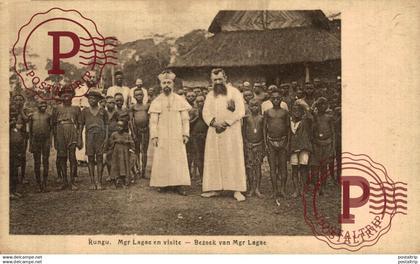 AFRICA. CONGO - Rungu - Mgr Lagae en visite