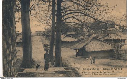 BELGISCH CONGO  ARABIZEERD DORP DER OOSTPROVINCIE