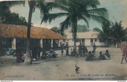 BELGISCH CONGO  COIN DU POSTE DE MOBEKA