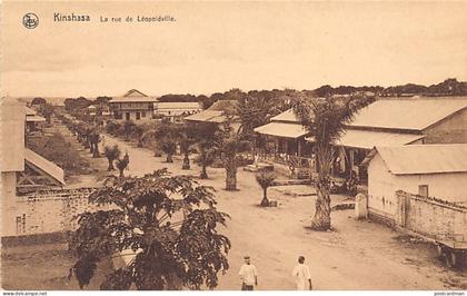 Congo Kinshasa - KINSHASA - La rue de Léopoldville - Ed. Ern. Thill