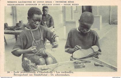 Congo Kinshasa - L'école professionnelle d'Élisabethville - Les cordonniers - Ed. Missions Salésiennes du Congo Belge