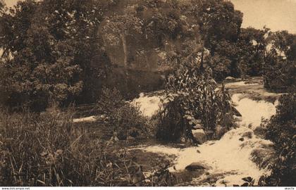 PC BELGIAN CONGO ELISABETHVILLE CHUTES DE LA LUBUMBASHI (b68362)