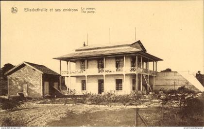 CPA Lubumbashi Elisabethville DR Kongo Zaire, Pompe
