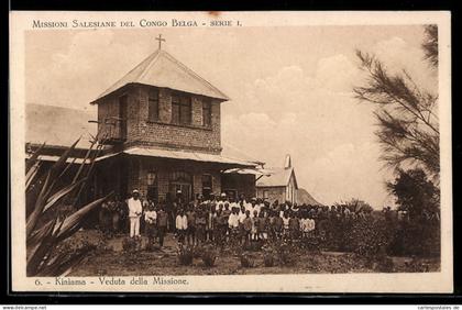 CPA Kiniama, Missioni Salesiane del Congo Belga, Veduta della Missione