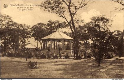 CPA Lubumbashi Elisabethville DR Kongo Zaire, Parkkiosk