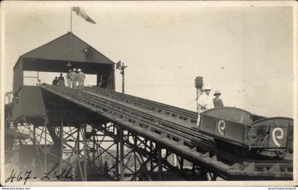 Photo CPA Lubumbashi Elisabethville DR Kongo Zaire, Zeche, Förderwagen