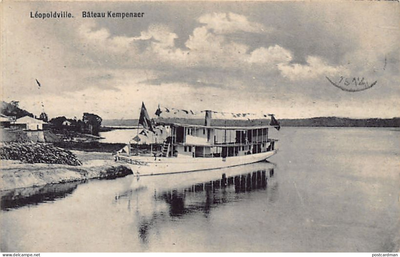 Congo Kinshasa - LÉOPOLDVILLE - Le bateau fluvial Kempenaer - Ed. L. Daneels