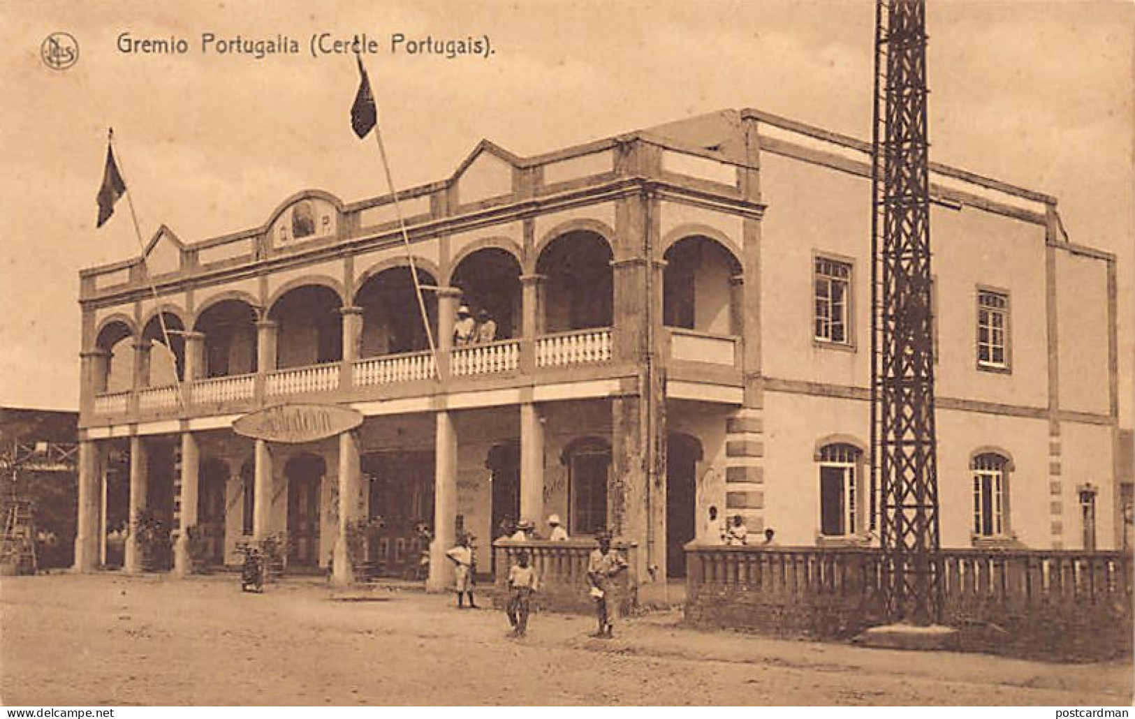 Congo Kinshasa - LÉOPOLDVILLE - Le Cercle Portugais - Ed. Nels