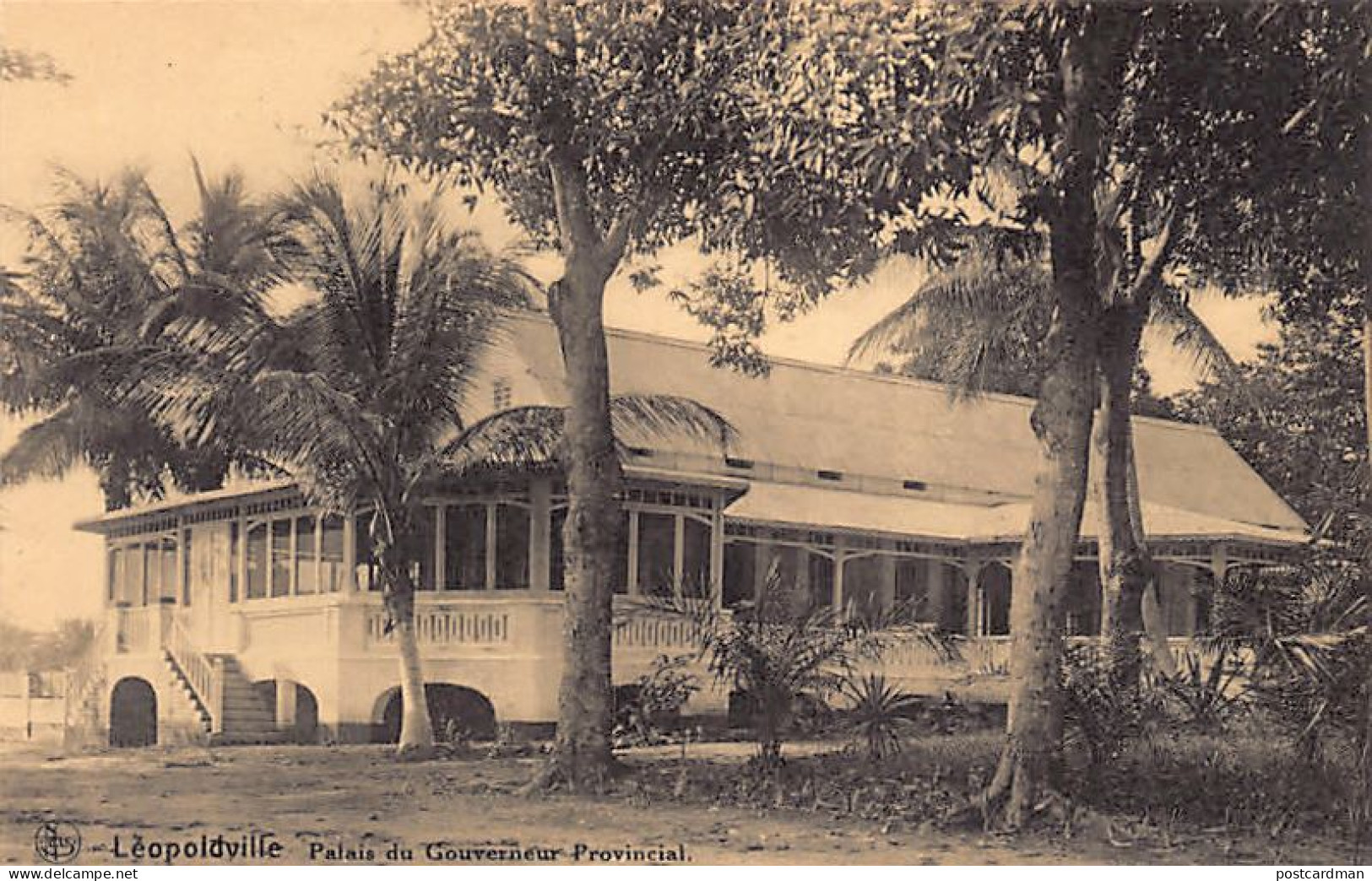 Congo Kinshasa - LÉOPOLDVILLE - Le palais du gouverneur provincial - Ed. Nels - Ern. Thill