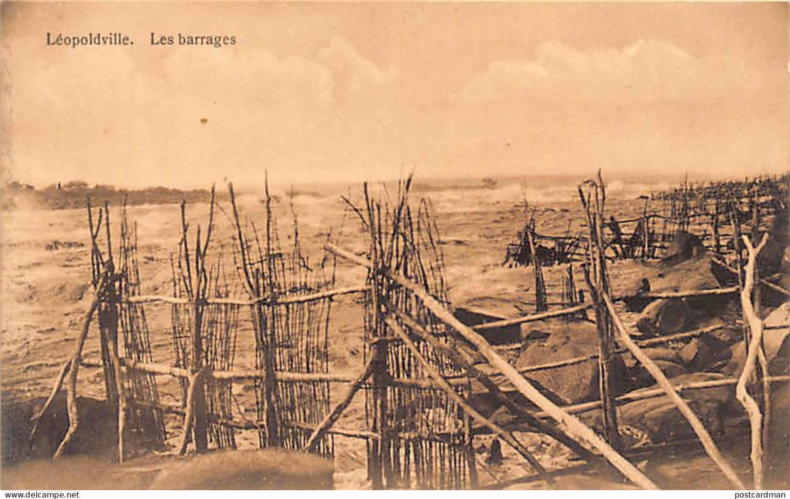 Congo Kinshasa - LÉOPOLDVILLE - Les barrages - Ed. L. Daneels