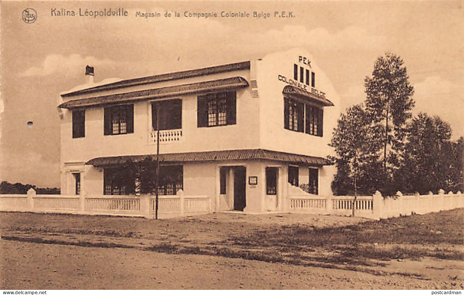 Congo - KINSHASA - Magasin de la Compagnie Coloniale Belge P.E.K. - Ed. Ern. Thill