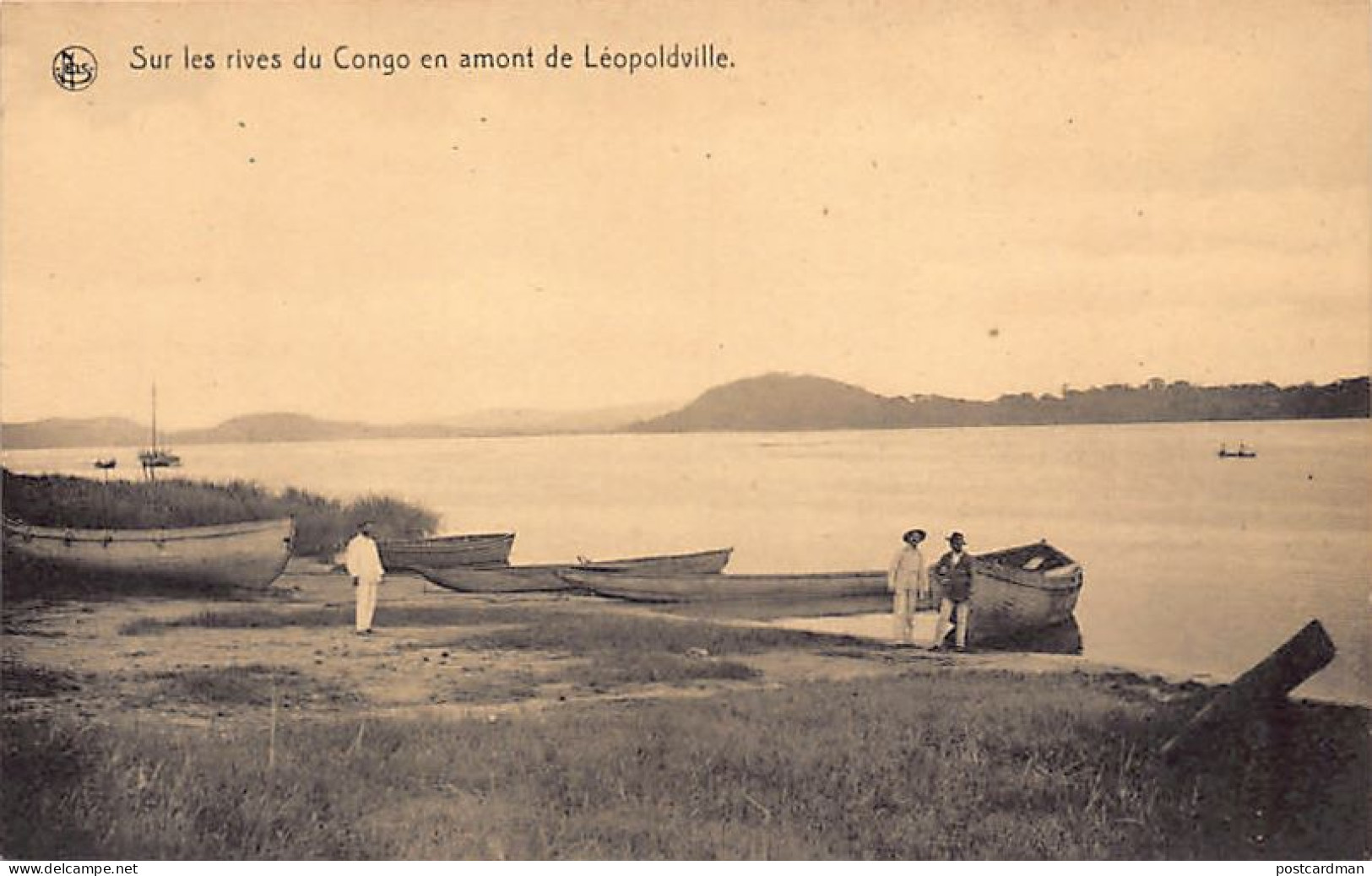 Congo Kinshasa - Sur les rives du fleuve Congoi en amont de Léopoldville - Ed. Nels - Ern. Thill