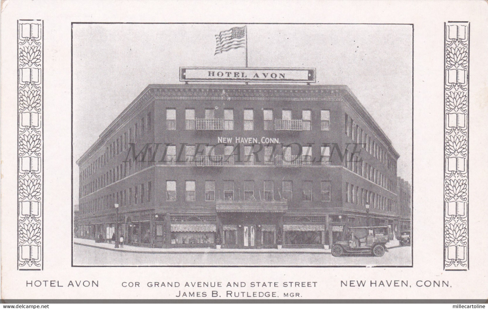 CONNECTICUT - New Haven, Hotel Avon, Postcard