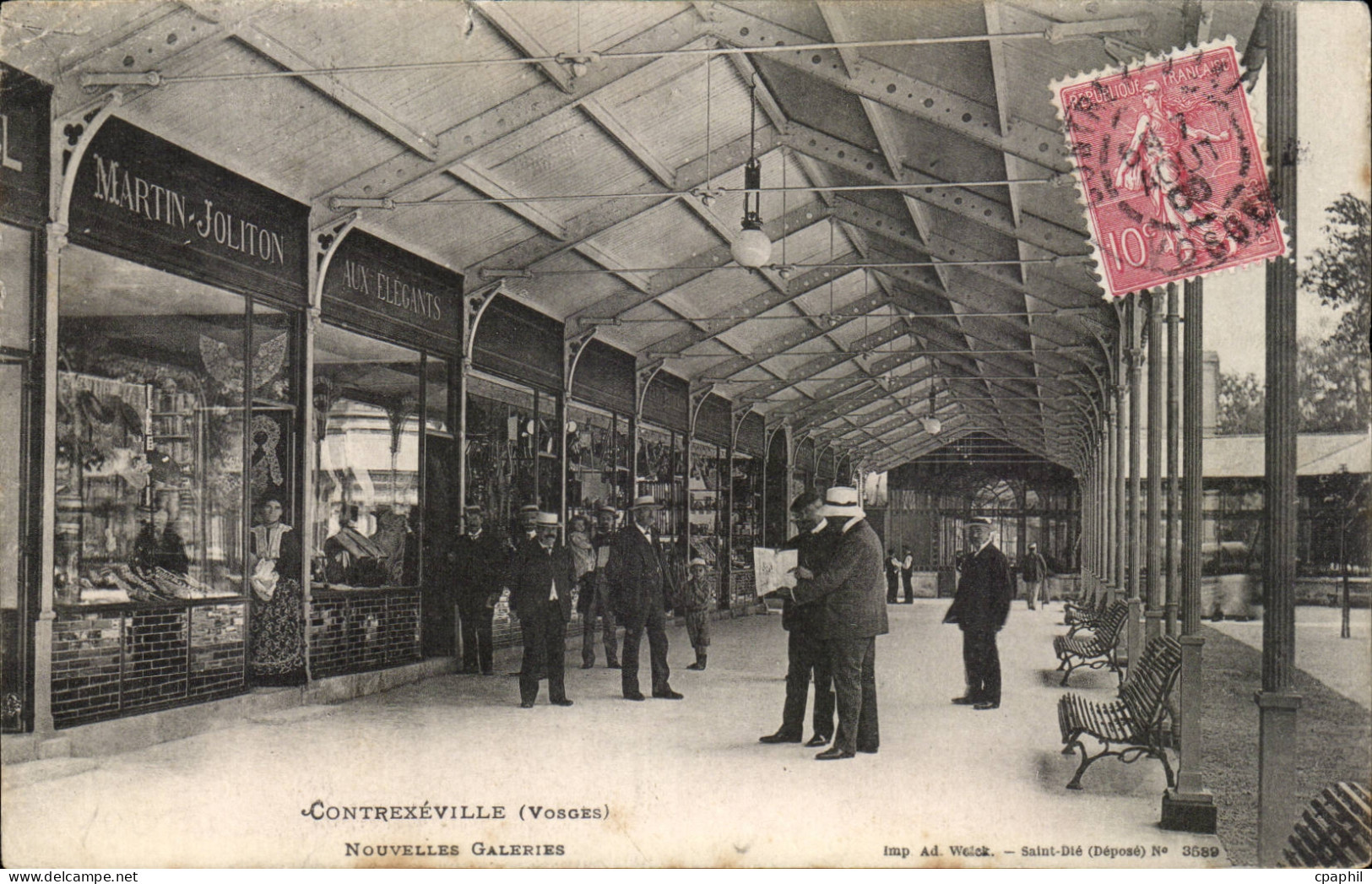 Contrexeville - Galeries - CPA