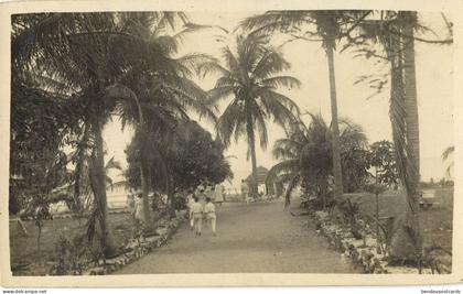 Cook Islands, RAROTONGA, Near the Beach (1946) Polynesia RPPC Postcard
