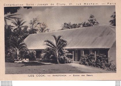 V9- ILES  COOK - RAROTONGA - ECOLES  DES  SOEURS  - ( 2 SCANS )
