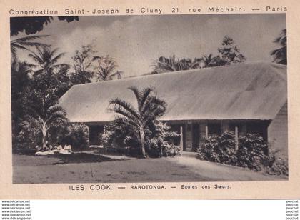 V9- ILES  COOK - RAROTONGA - ECOLES  DES  SOEURS  - ( 2 SCANS )