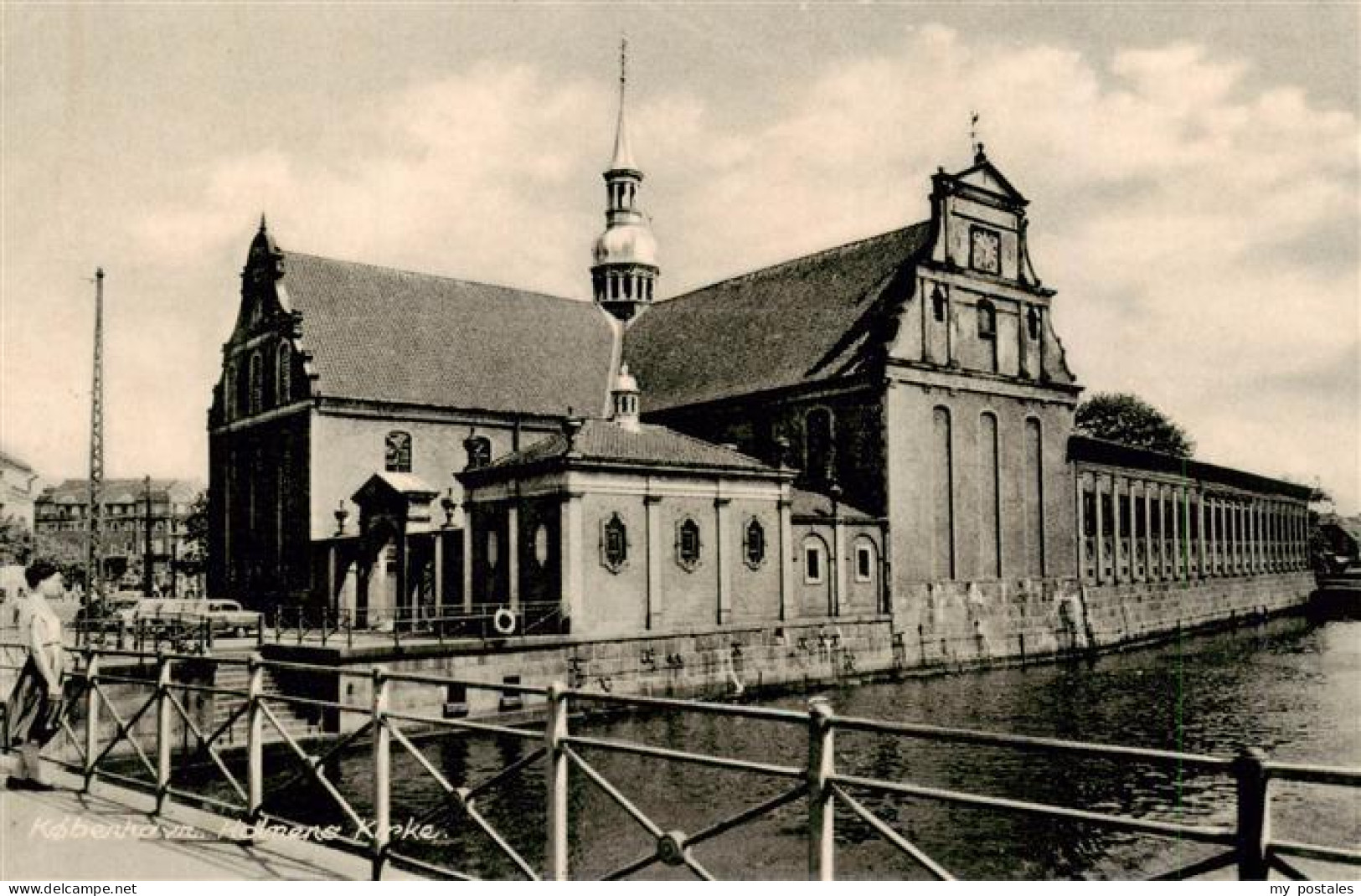 COPENHAGEN Kobenhavn Kjoebenhavn Kopenhagen DK Holmens-Kirke Kirche Kanal Brueck
