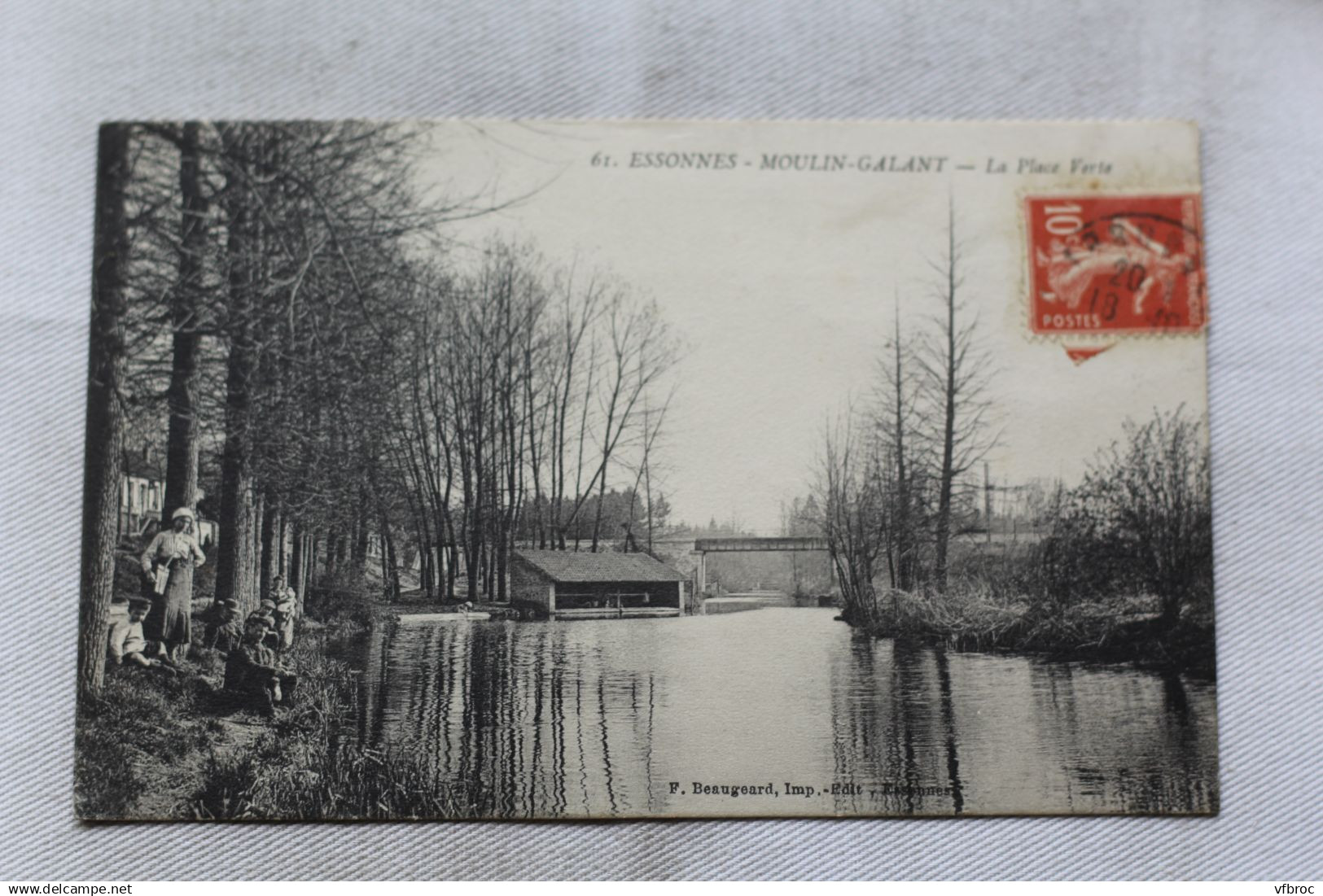Corbeil Essonnes, moulin Galant, la place verte, Essonne 91