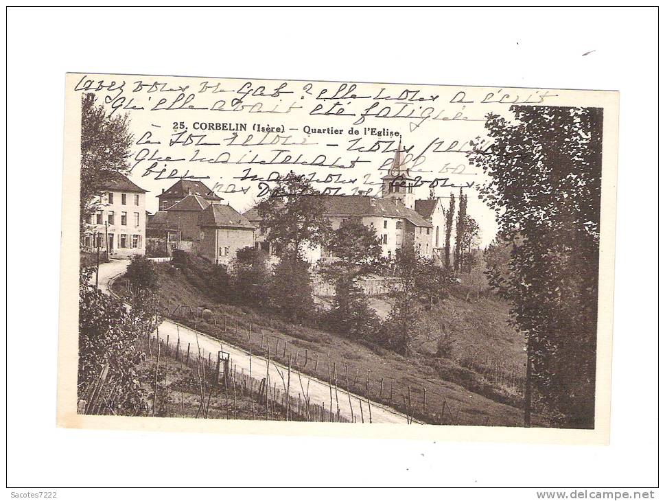 CORBELIN - Quartier de l'église