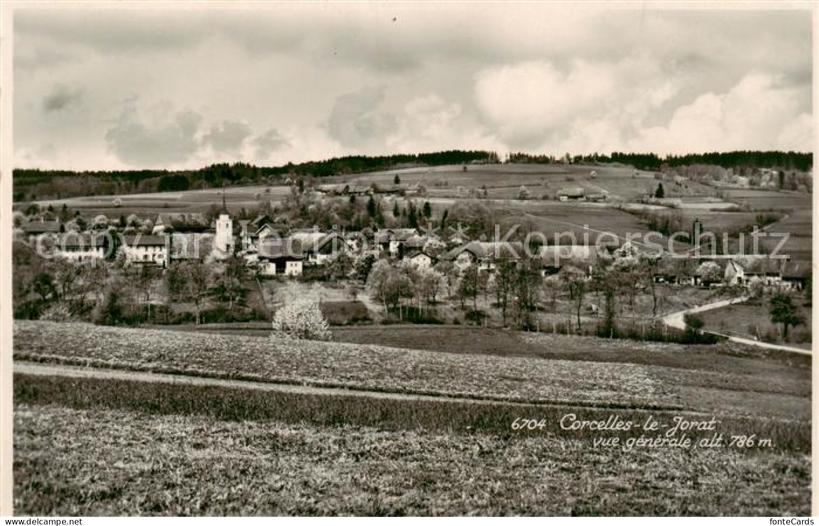 Corcelles-le-Jorat VD Vue generale