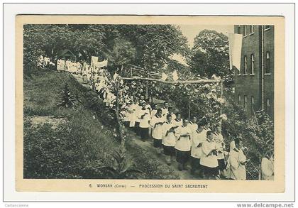 COREE - KOREA - WONSAN - Procession