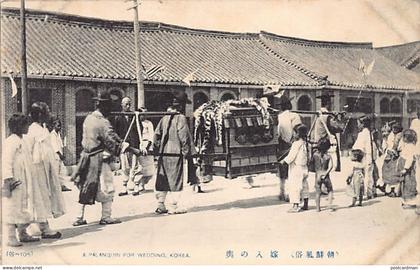 Korea - A palanquin for a wedding