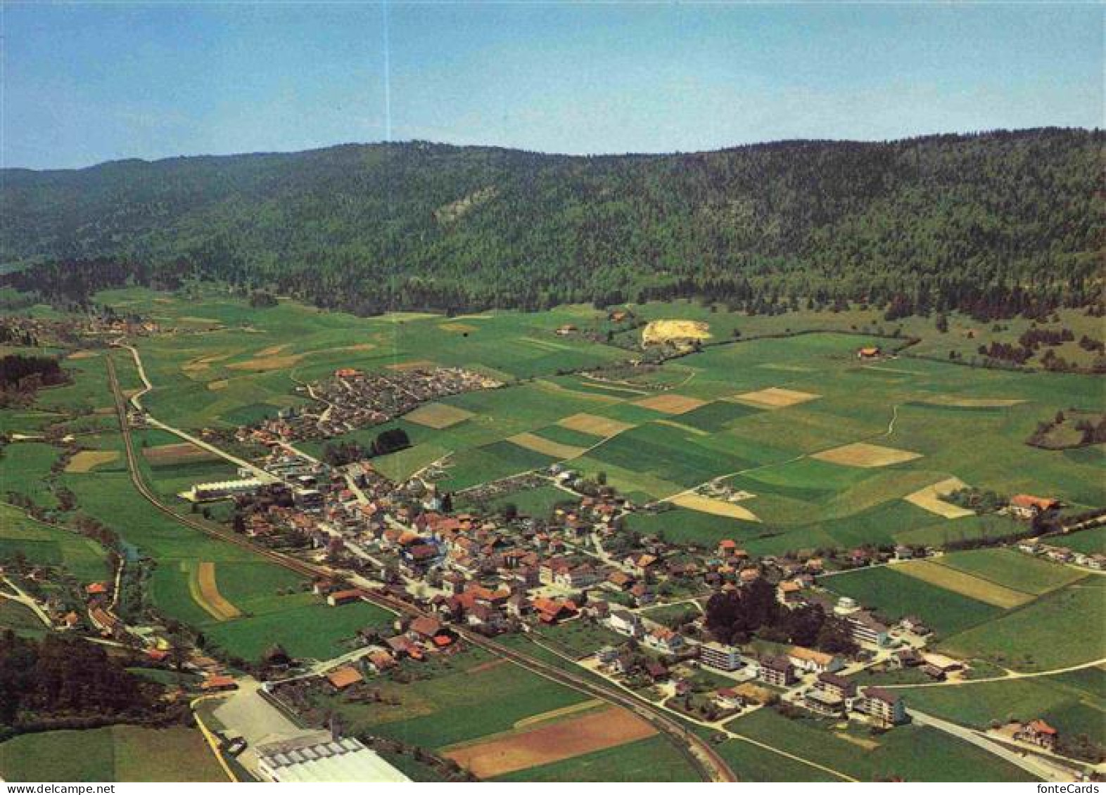 Corgemont Courtelary BE Vue aerienne