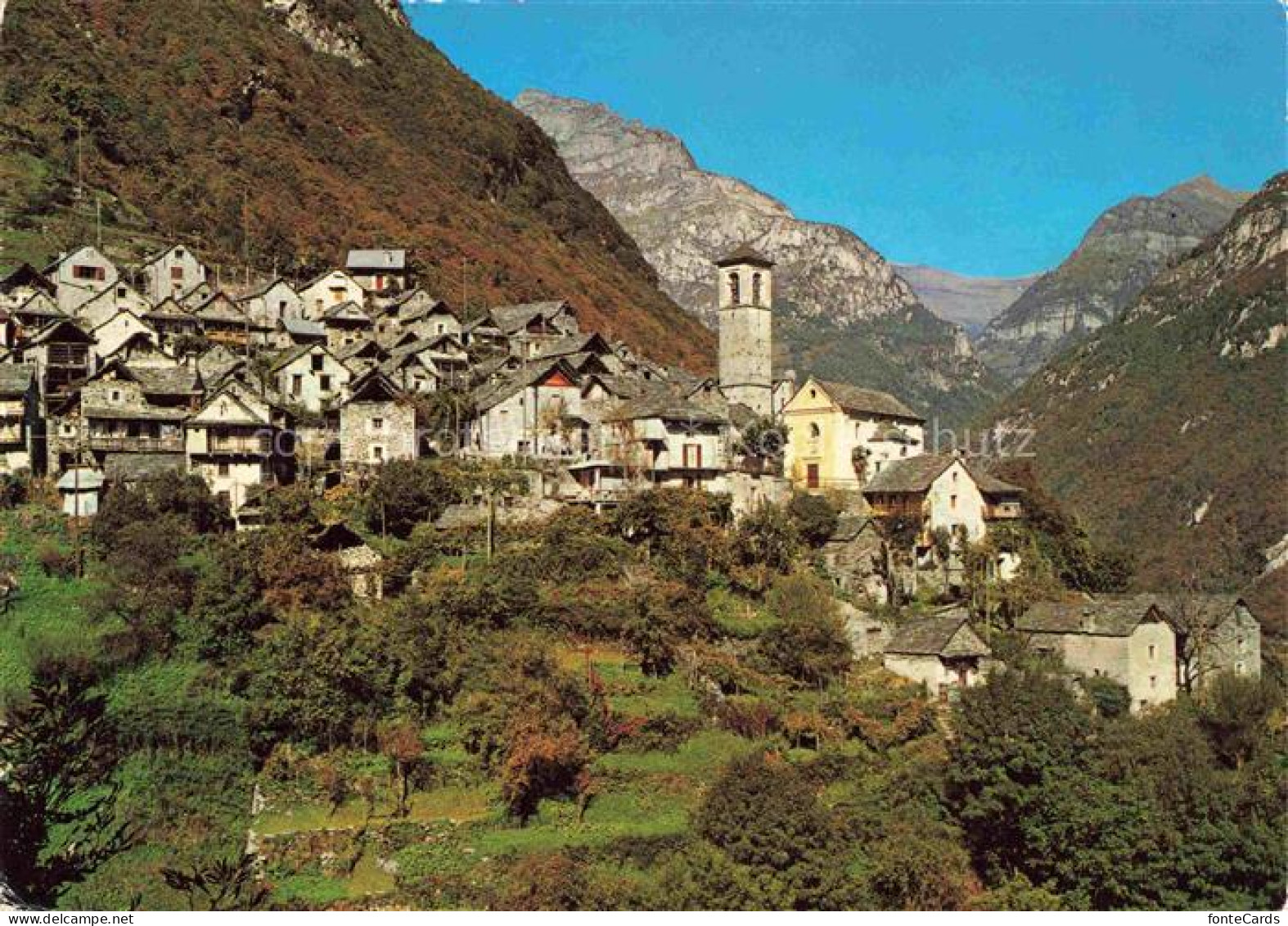 Corippo Verzasca Locarno TI Bergdorf Valle Verzasca