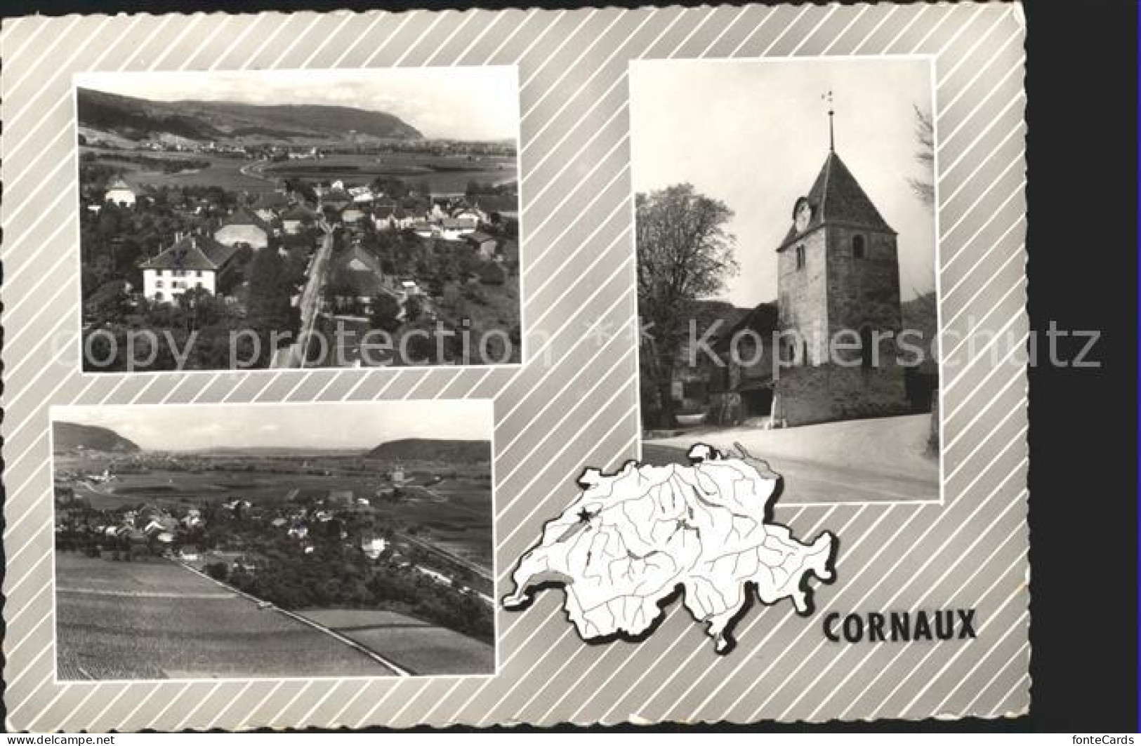 Cornaux Vues aeriennes Tour