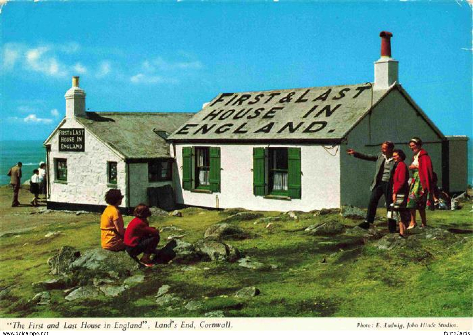 Cornwall  UK The First and Last House in England Land's End