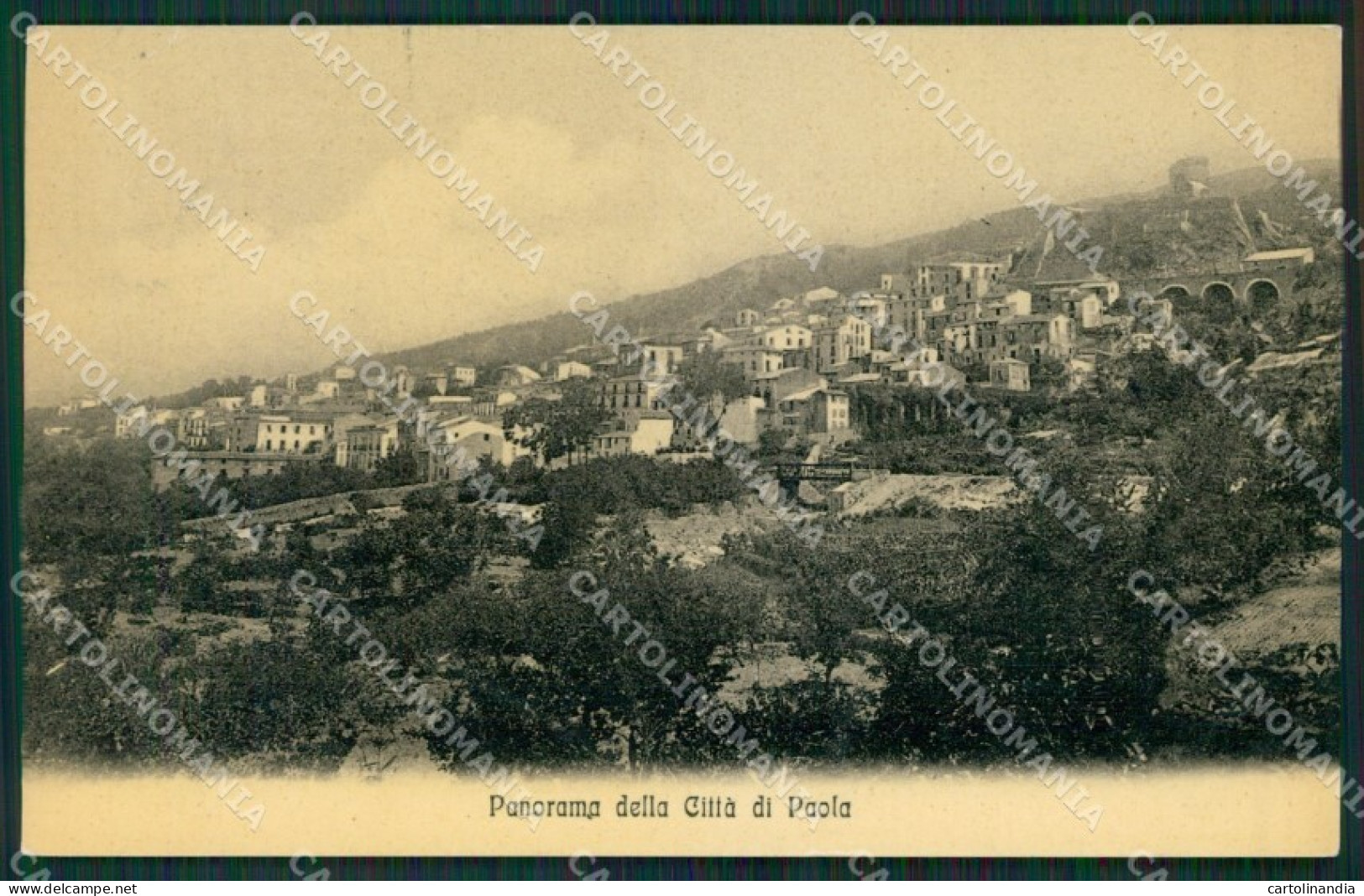 Cosenza Paola cartolina KV3700