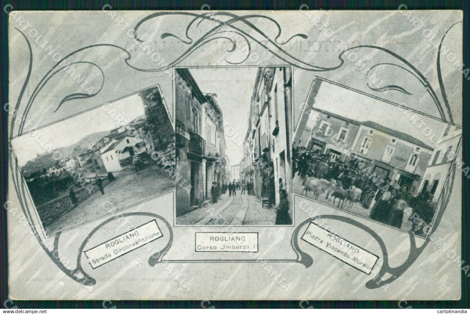 Cosenza Rogliano cartolina QZ3963