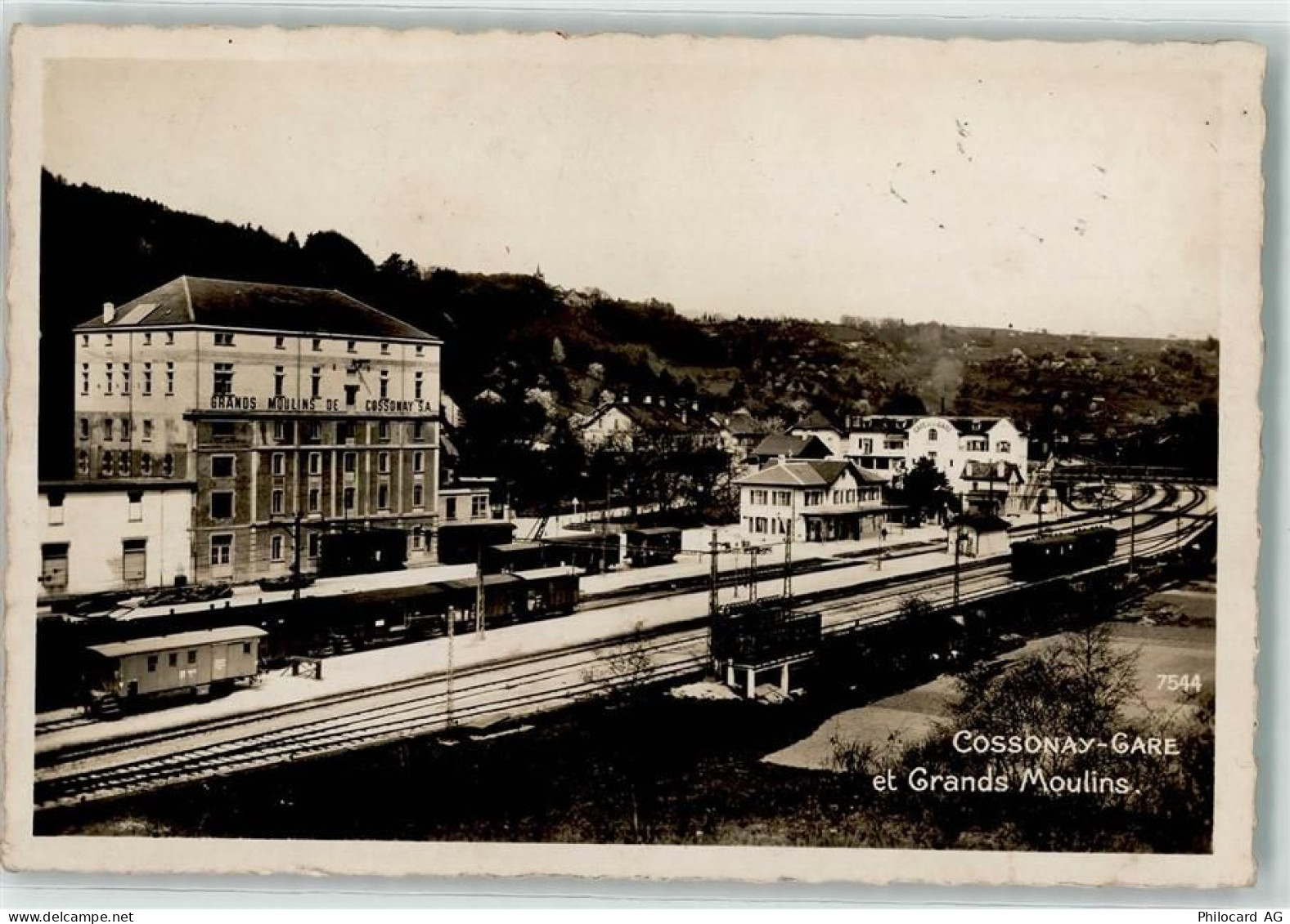 Cossonay-Gare 1913 - Grand Moulins Bahnhof Eisenbahn - 13902473