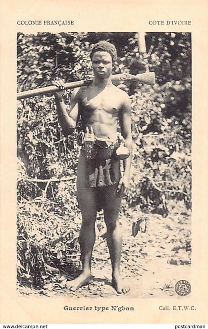 Côte d'Ivoire - Guerrier Type N'Gban - Ed. E.T.W.C.